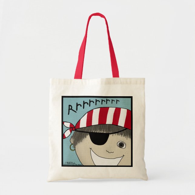 Tote Bag Pirate Boy Rrrrrr (Devant)