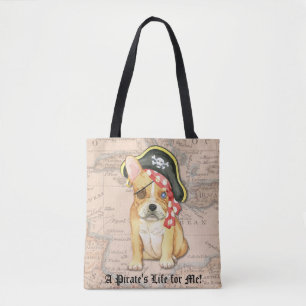 Tote Bag Pirate de bouledogue français