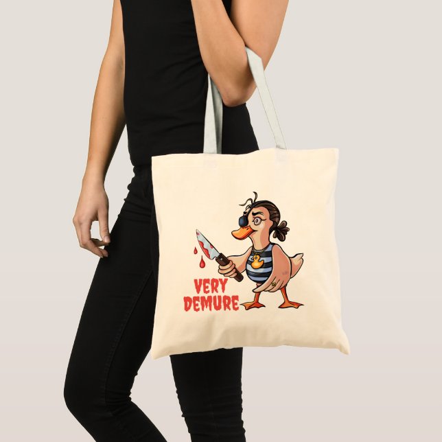 Tote Bag Pirate de canard très faible (Devant (produit))