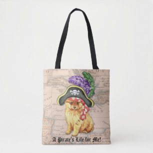 Tote Bag Pirate de Pomeranian