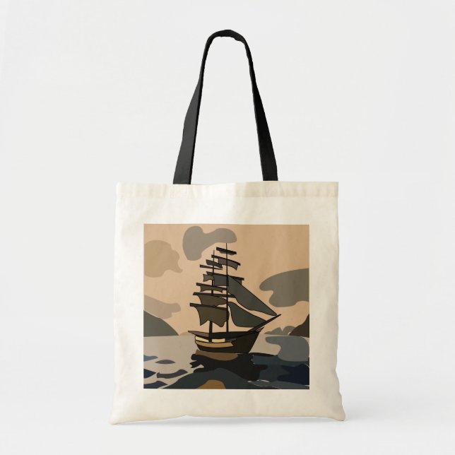 Tote Bag Pirate Pirate Navire Aventure Pirate (Devant)