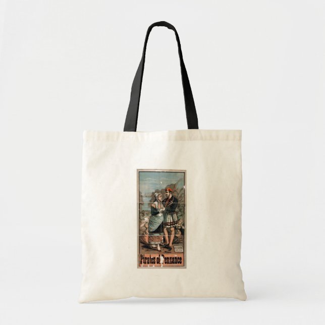 Tote Bag Pirates de théâtre de cru de Penzance (Devant)