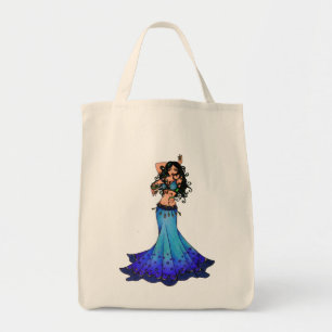 Tote Bag Pisces Belly Dancer Art