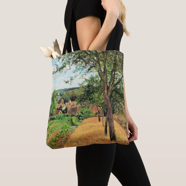 Tote Bag Pissarro - Orchards de Louveciennes, art (De près)