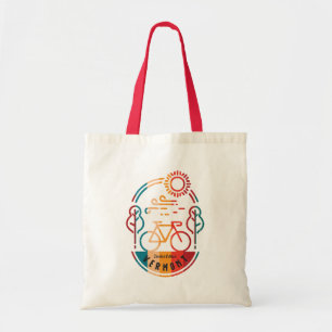 Tote Bag Piste cyclable Retro Vermont