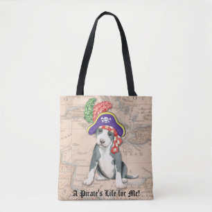 Tote Bag Pit Bull Terrier Pirate