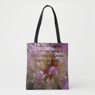 Tote Bag Pivoine rose… j'ai trouvé le divin