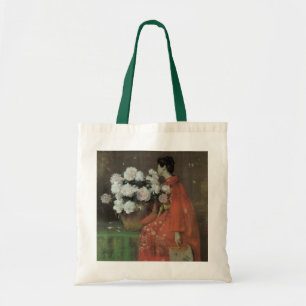 Tote Bag Pivoines par William Merritt Chase, Beaux-arts vin