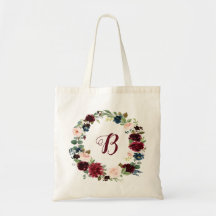 PixDezines H2 Blush Bourgogne Navy Fleurs Mariage