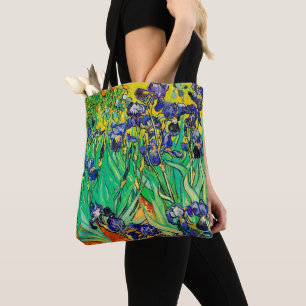 Tote Bag PixDezines Van Gogh Purple Irises/St. Roi