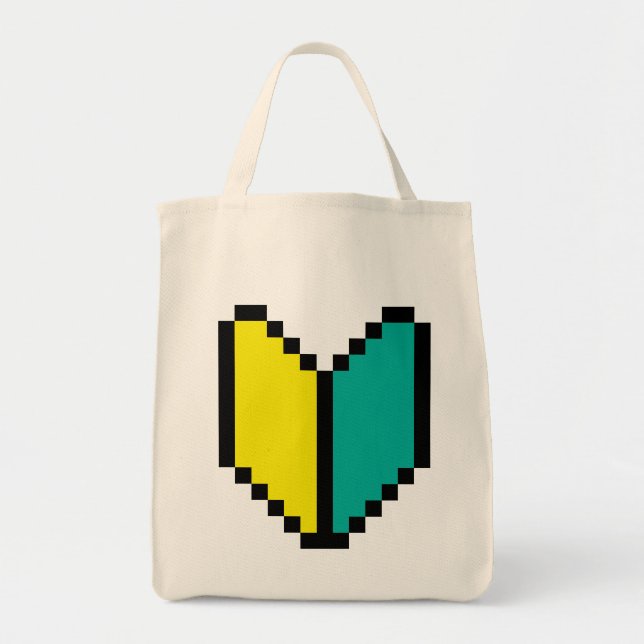 Tote Bag Pixel 8 bits Wakaba / Mark Shoshinsha (Devant)