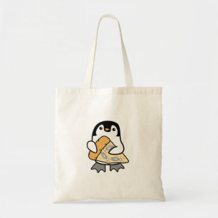 Tote Bag Pizza Penguin