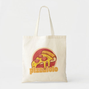 Tote Bag pizzaiolo cadeau drôle de fabricant de pizza illus