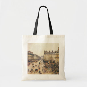 Tote Bag Place du Théâtre Français, Paris Pluie par Pissarr