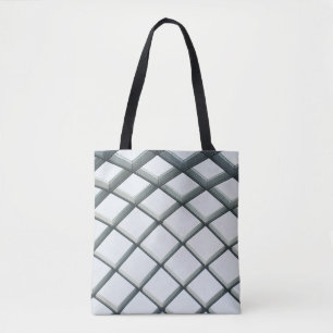 Tote Bag Plafond en métal blanc et dôme en verre