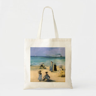 Tote Bag Plage à Boulogne par Edouard Manet, Art ancien