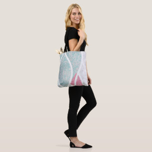Tote Bag Plage/côte vagues abstraites
