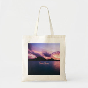 Tote Bag Plage de Bora Bora Suset Island