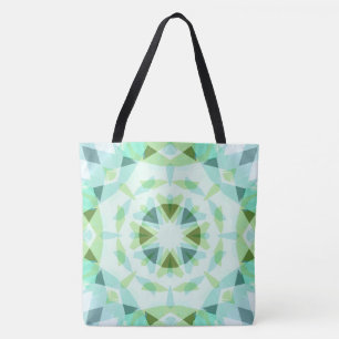 Tote Bag Plage Eclectique Bleu Bleu Plutôt Vert