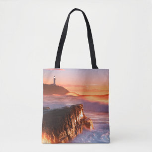Tote Bag Plage principale de soldats du phare   de Norah,