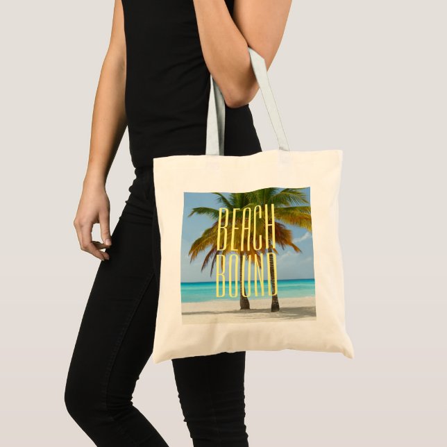 Tote Bag Plage tropicale (Devant (produit))