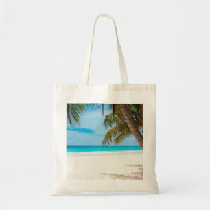Tote Bag Plage tropicale Turquoise