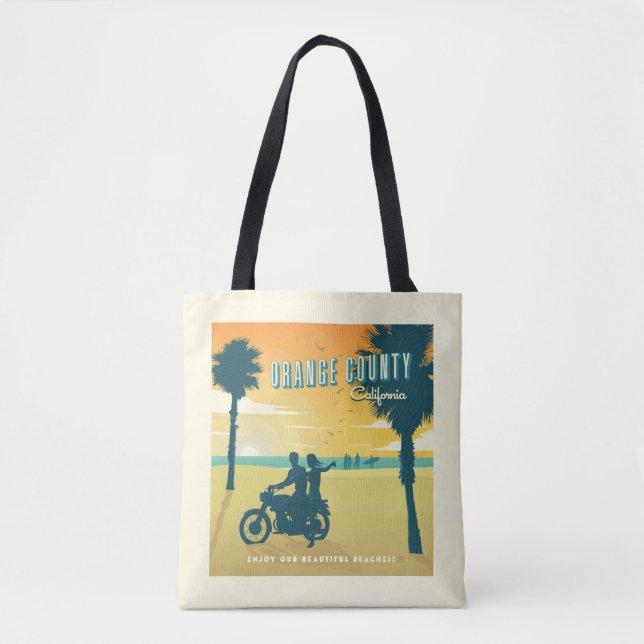 Tote Bag Plages du comté d'Orange, Californie (Devant)