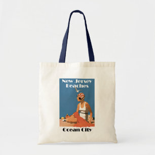 Tote Bag Plages du New Jersey ~ Ocean City