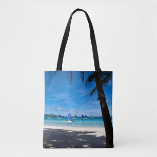 Tote Bag Plages tropicales White Beach Boracay Philippine