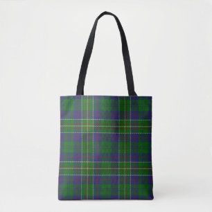 Tote Bag Plaid de tartan écossais de chasseur de clan