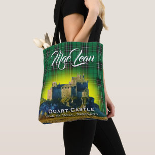Tote Bag Plaid de tartan écossais de château de MacLean