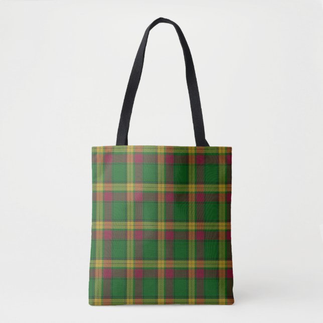 Tote Bag Plaid de tartan écossais de MacMillan de clan (Devant)