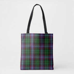 Tote Bag Plaid de tartan écossais de Russell de clan