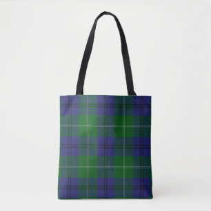 Tote Bag Plaid de tartan écossais d'Oliphant de clan