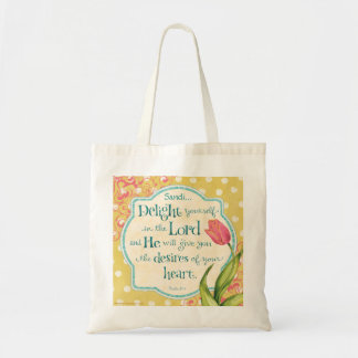 Tote Bag Plaisir dans le seigneur - personnalisé