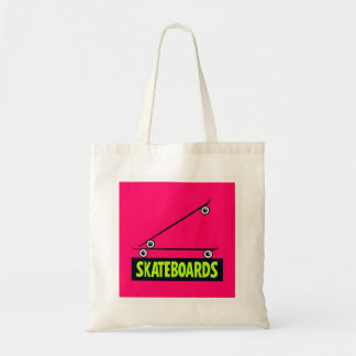 Tote Bag Planches à roulettes lettrage 3D minimal