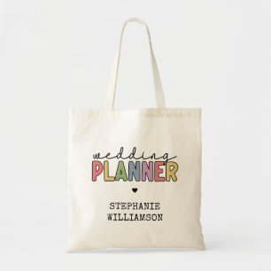 Tote Bag Planificateur d'événements de mariage personnalisé