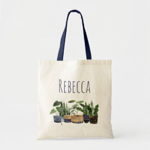Tote Bag Plante et cactus Pot Personnalisé