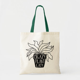 Tote Bag Plante folle Lady Poted Houseplant