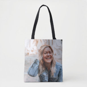 Tote Bag Plaque photo personnalisée