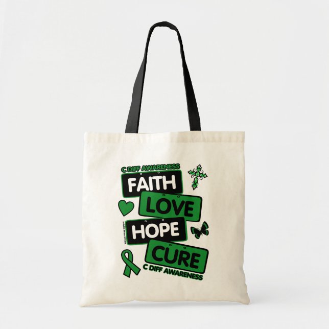 Tote Bag Plaques de licence...C Diff (Devant)
