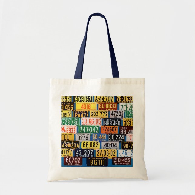 Tote Bag Plaques de licence par H. Wilson Smith (Devant)