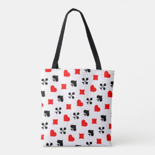Tote Bag Playing Cards Cool Club Diamond Spade Heart
