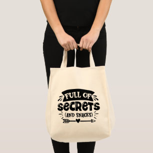 Tote Bag Plein de secrets et de snacks