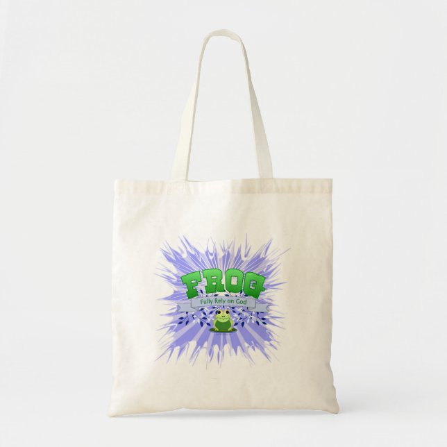 Tote Bag Pleinement confiance en Dieu (Devant)