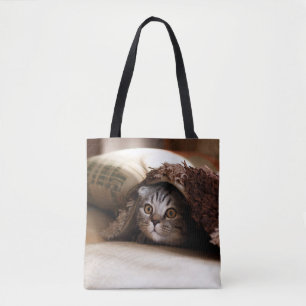 Tote Bag PLIER Brown ÉCOSSE DANS LE BLANCHET BROWN ÉPAIS