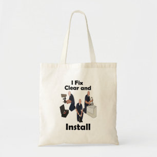 Tote Bag Plombier Je Répare Je Désengorge J'Installe Fête d