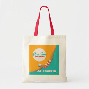 Tote Bag Plongez Dans Le Soleil   Californie