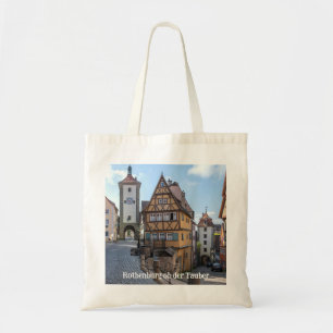 Tote Bag Plönlein à Rothenburg ob der Tauber, Allemagne