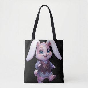 Tote Bag PLP LEPURO - Roi Lapin Guerrier Mignon Graphique S